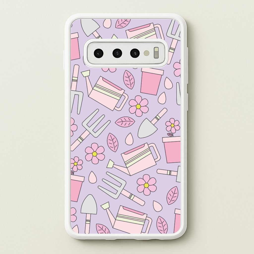 Gardening Tools - Spring Patterns  - Spring Phone Case for Galaxy S10