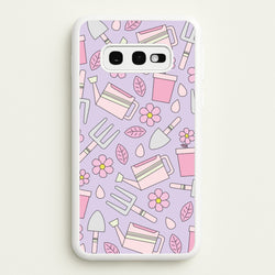 Gardening Tools - Spring Patterns  - Spring Phone Case for Galaxy S10e