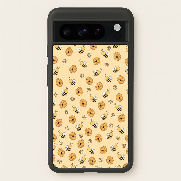 Honey Bees - Spring Patterns  - Spring Phone Case for Google Pixel 8 Pro