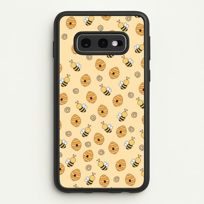 Honey Bees - Spring Patterns  - Spring Phone Case for Galaxy S10e