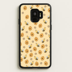 Honey Bees - Spring Patterns  - Spring Phone Case for Galaxy S9