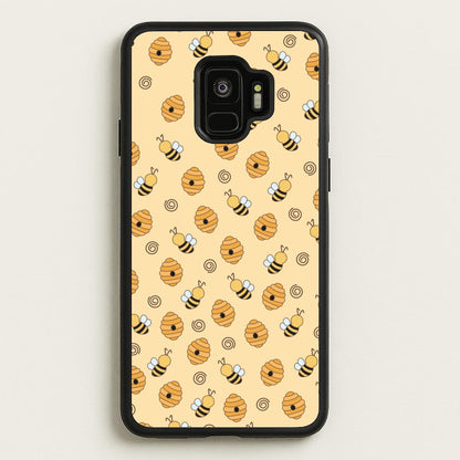 Honey Bees - Spring Patterns  - Spring Phone Case for Galaxy S9