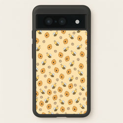 Honey Bees - Spring Patterns  - Spring Phone Case for Google Pixel 8