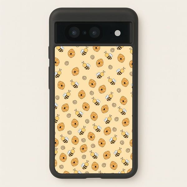 Honey Bees - Spring Patterns  - Spring Phone Case for Google Pixel 8