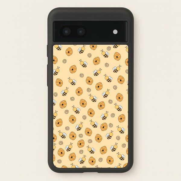 Honey Bees - Spring Patterns  - Spring Phone Case for Google Pixel 7a