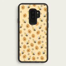 Honey Bees - Spring Patterns  - Spring Phone Case for Galaxy S9 Plus