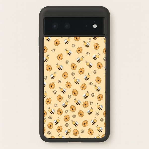 Honey Bees - Spring Patterns  - Spring Phone Case for Google Pixel 6