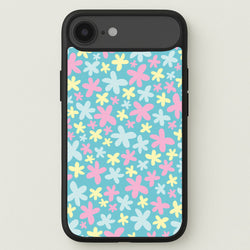 Blue, Pink And Yellow Flowers - Spring Patterns Phone Case for iPhone 17 Air