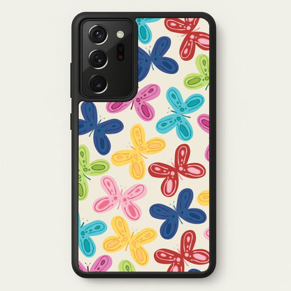 Butterflies - Spring Patterns  - Spring Phone Case for Galaxy Note 20 Ultra