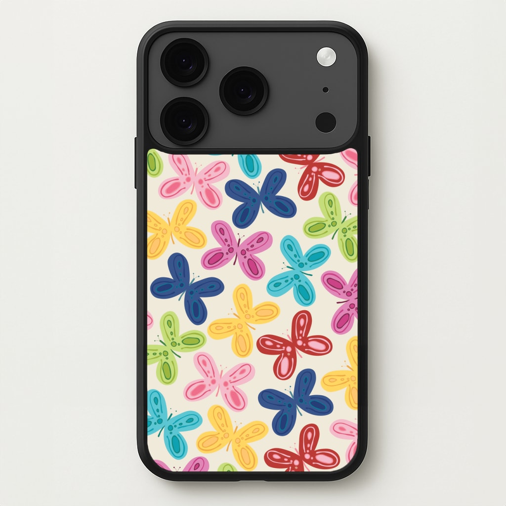 Butterflies - Spring Patterns Phone Case for iPhone 17 Pro Max