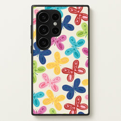 Butterflies - Spring Patterns  - Spring Phone Case for Galaxy S24 Ultra