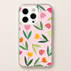 Tulips - Spring Patterns  - Spring Phone Case for iPhone 14 Pro