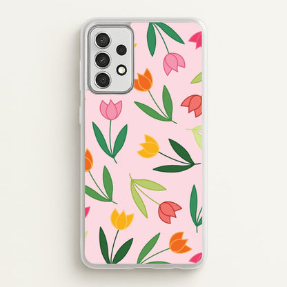 Tulips - Spring Patterns  - Spring Phone Case for Galaxy A52 / A52s
