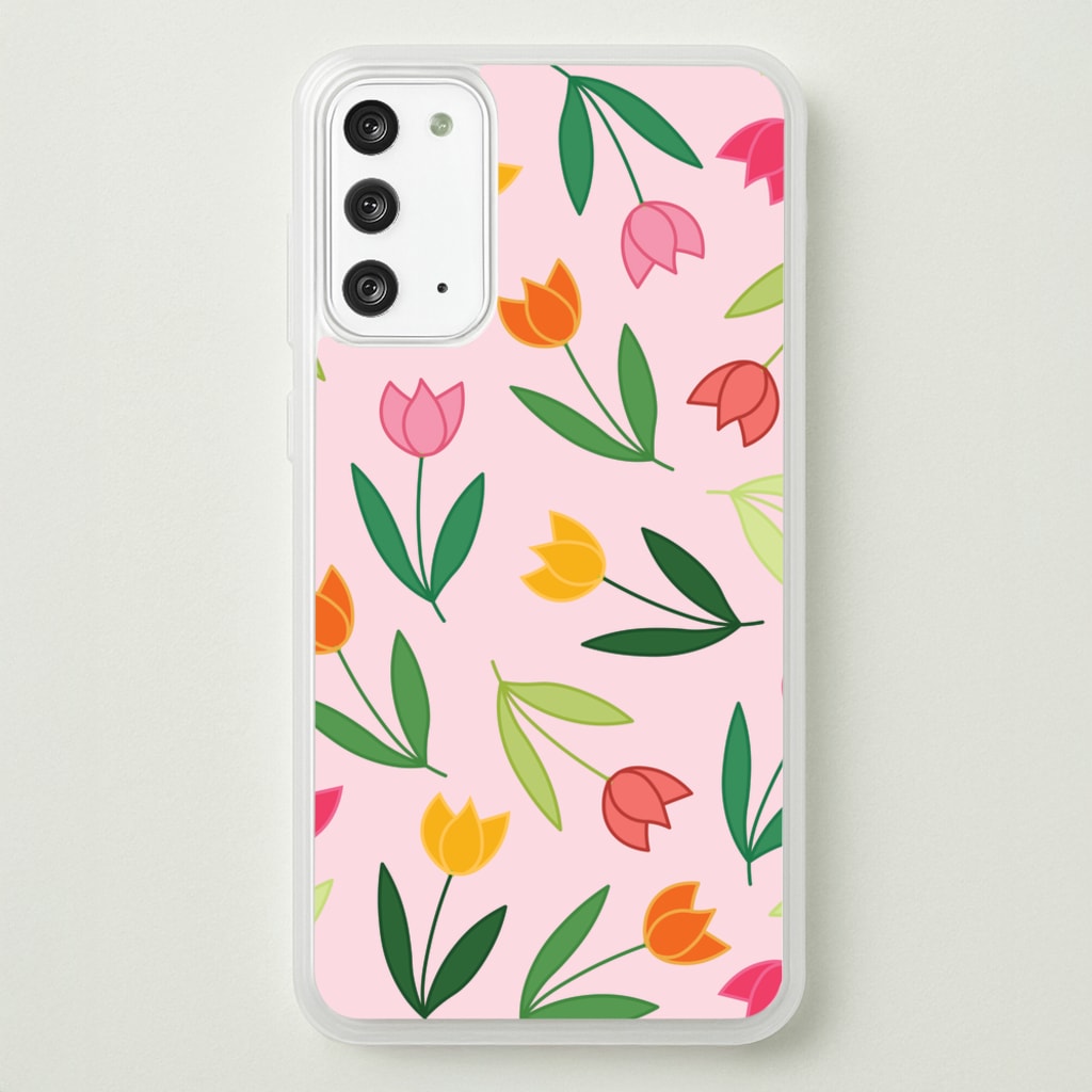 Tulips - Spring Patterns  - Spring Phone Case for Galaxy Note 20