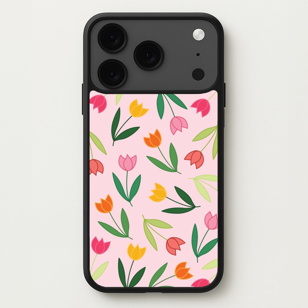Tulips - Spring Patterns Phone Case for iPhone 17 Pro Max
