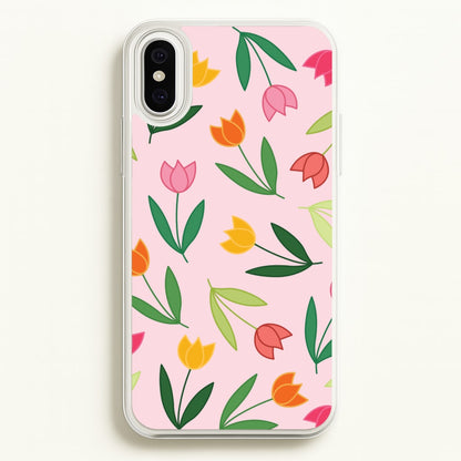 Tulips - Spring Patterns  - Spring Phone Case for iPhone XS Max