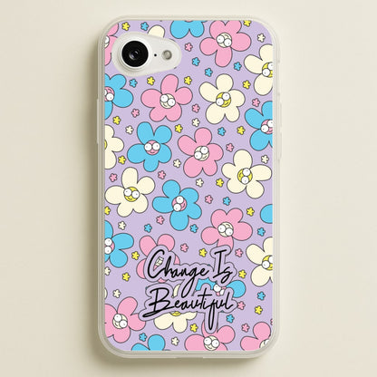 Happy Flowers Pattern  - Spring Phone Case for iPhone 16e