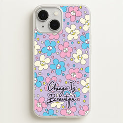 Happy Flowers Pattern  - Spring Phone Case for iPhone 13 Mini