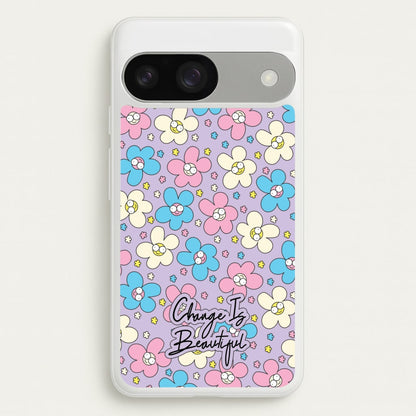 Happy Flowers Pattern  - Spring Phone Case for Google Pixel 9 / 9 Pro