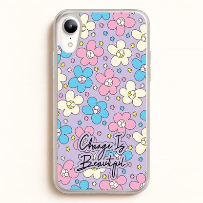 Happy Flowers Pattern  - Spring Phone Case for iPhone XR