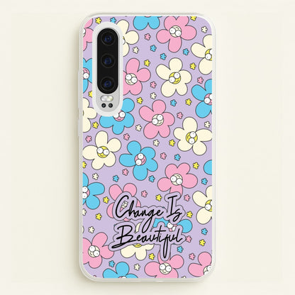 Happy Flowers Pattern  - Spring Phone Case for Huawei P30