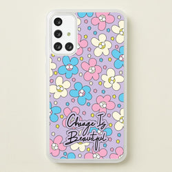 Happy Flowers Pattern  - Spring Phone Case for Galaxy A71