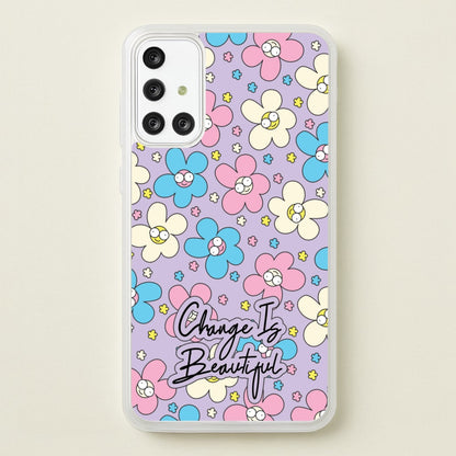 Happy Flowers Pattern  - Spring Phone Case for Galaxy A71