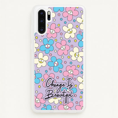 Happy Flowers Pattern  - Spring Phone Case for Huawei P30 Pro