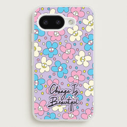 Happy Flowers Pattern  - Spring Phone Case for Google Pixel 9a