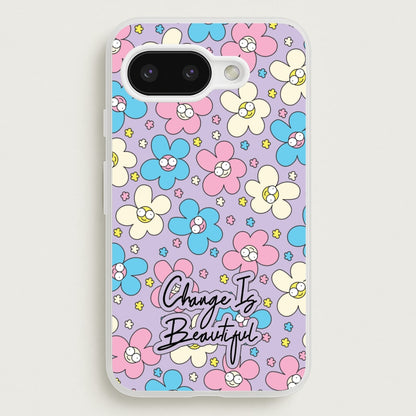 Happy Flowers Pattern  - Spring Phone Case for Google Pixel 9a