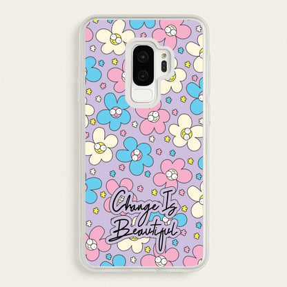 Happy Flowers Pattern  - Spring Phone Case for Galaxy S9 Plus