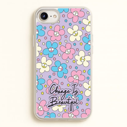 Happy Flowers Pattern  - Spring Phone Case for iPhone 6 / 7 / 8 / SE