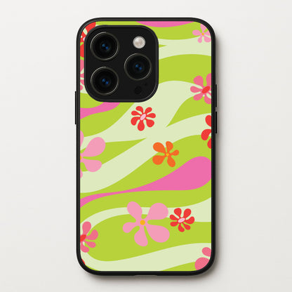 Retro Flowers Pattern  - Spring Phone Case for iPhone 14 Pro Max