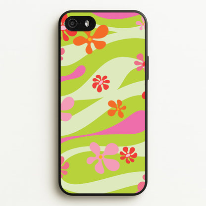 Retro Flowers Pattern  - Spring Phone Case for iPhone 5 / 5s / SE 2016