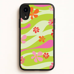 Retro Flowers Pattern  - Spring Phone Case for iPhone XR