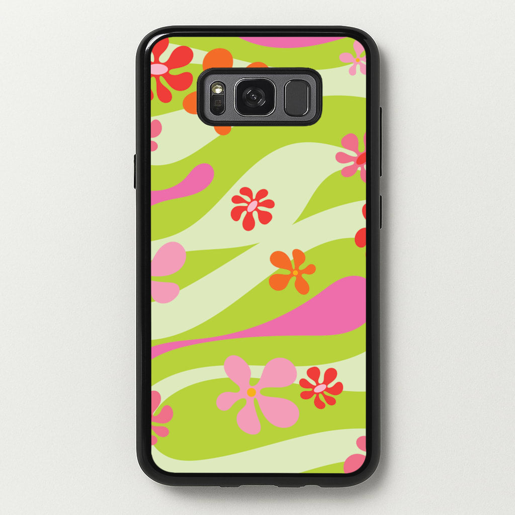 Retro Flowers Pattern  - Spring Phone Case for Galaxy S8 Plus