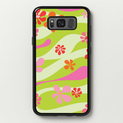 Retro Flowers Pattern  - Spring Phone Case for Galaxy S8 Plus