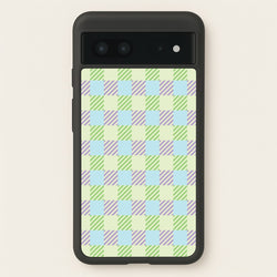 Green And Purple Checkered  - Spring Phone Case for Google Pixel 7