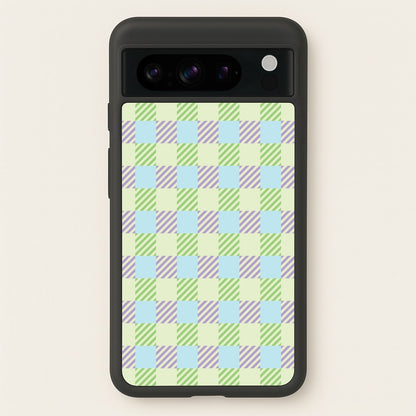 Green And Purple Checkered  - Spring Phone Case for Google Pixel 8 Pro
