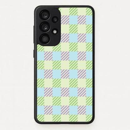 Green And Purple Checkered  - Spring Phone Case for Galaxy A33