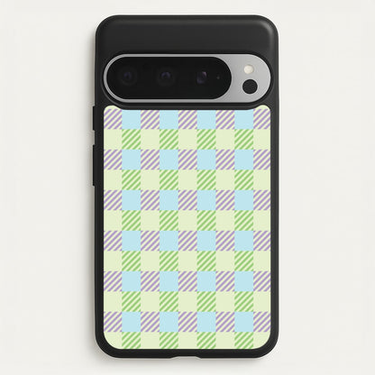 Green And Purple Checkered  - Spring Phone Case for Google Pixel 9 Pro XL