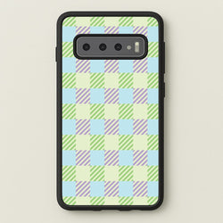 Green And Purple Checkered  - Spring Phone Case for Galaxy S10 Plus