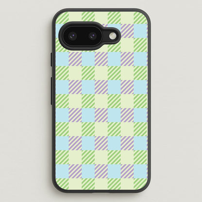 Green And Purple Checkered  - Spring Phone Case for Google Pixel 9a