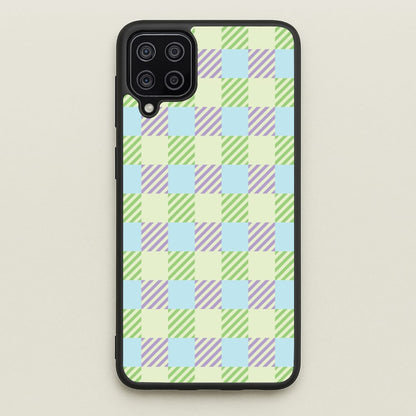 Green And Purple Checkered  - Spring Phone Case for Galaxy A12