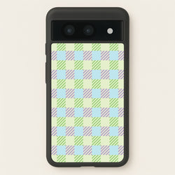 Green And Purple Checkered  - Spring Phone Case for Google Pixel 8a