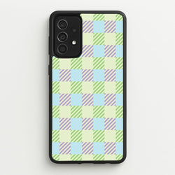 Green And Purple Checkered  - Spring Phone Case for Galaxy A52 / A52s