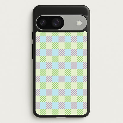 Green And Purple Checkered  - Spring Phone Case for Google Pixel 9 / 9 Pro