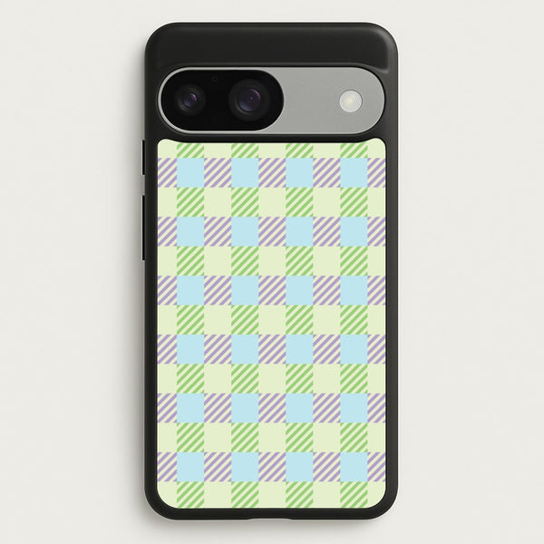 Green And Purple Checkered  - Spring Phone Case for Google Pixel 9 / 9 Pro