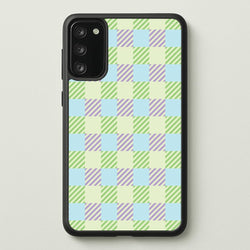 Green And Purple Checkered  - Spring Phone Case for Galaxy S20FE