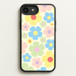 Rainbow Flowers Pattern  - Spring Phone Case for iPhone 6 Plus / 7 Plus / 8 Plus